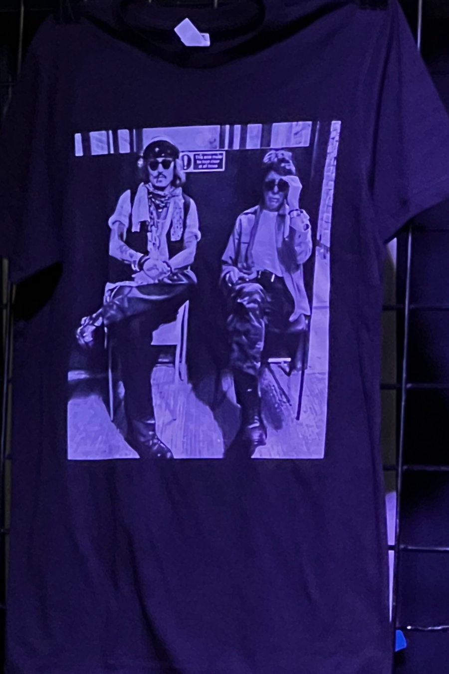 Jeff Beck, Johnny Depp concert photo